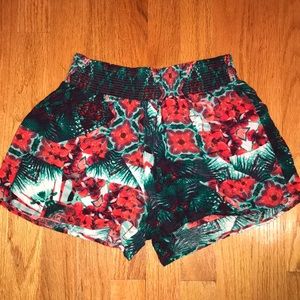 Soft floral shorts